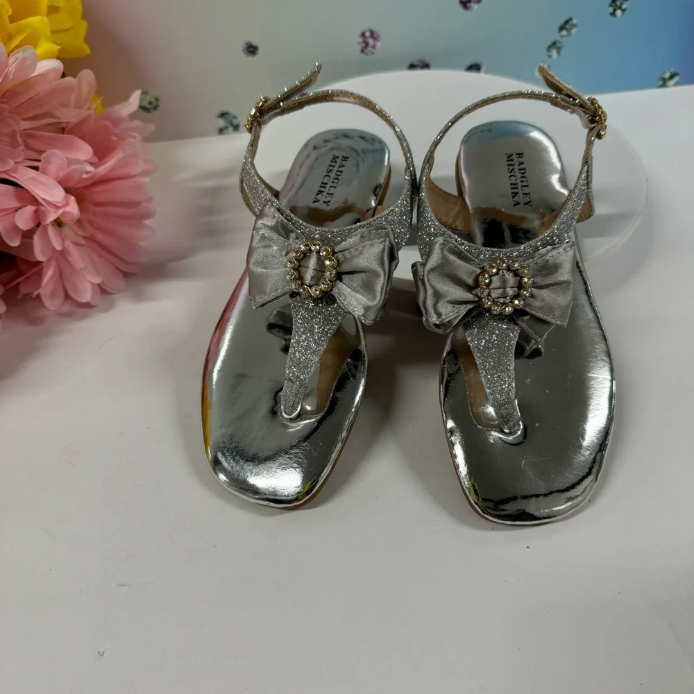 💎BM GIRLS GLITTER CRYSTAL SANDALS